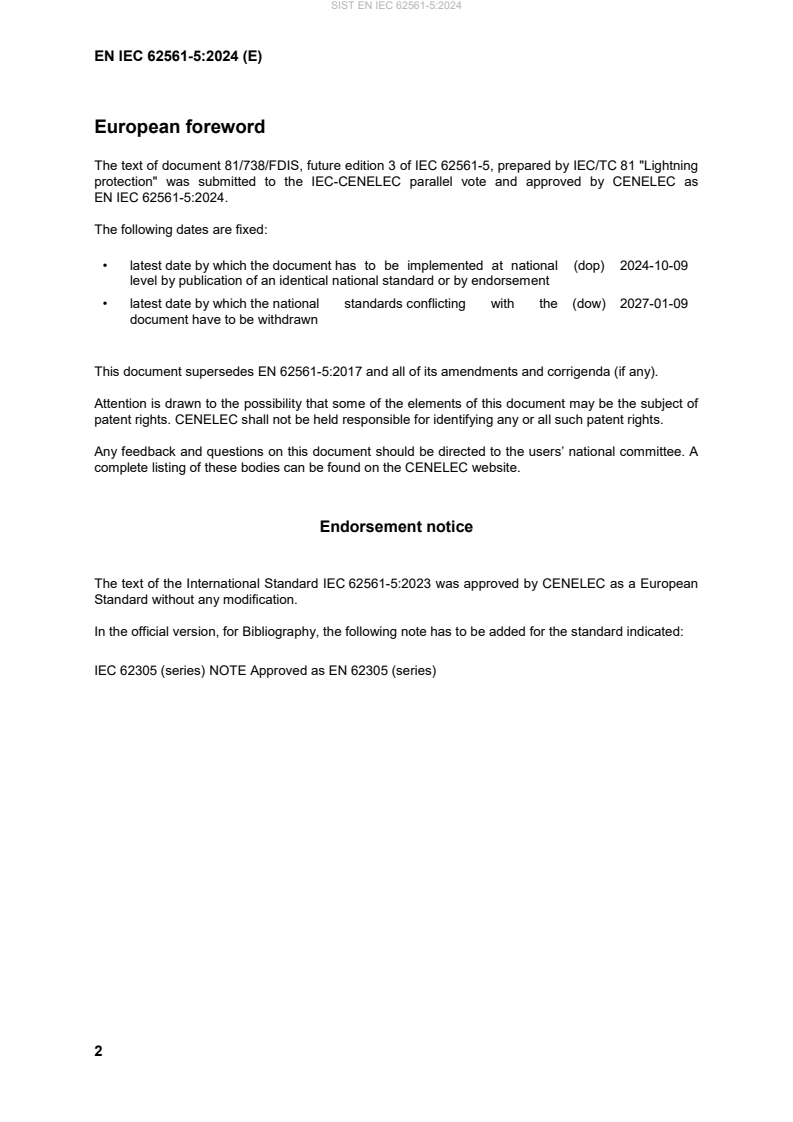 SIST EN IEC 62561-5:2024 SIST EN IEC 62561-5:2024 - Page 4 preview