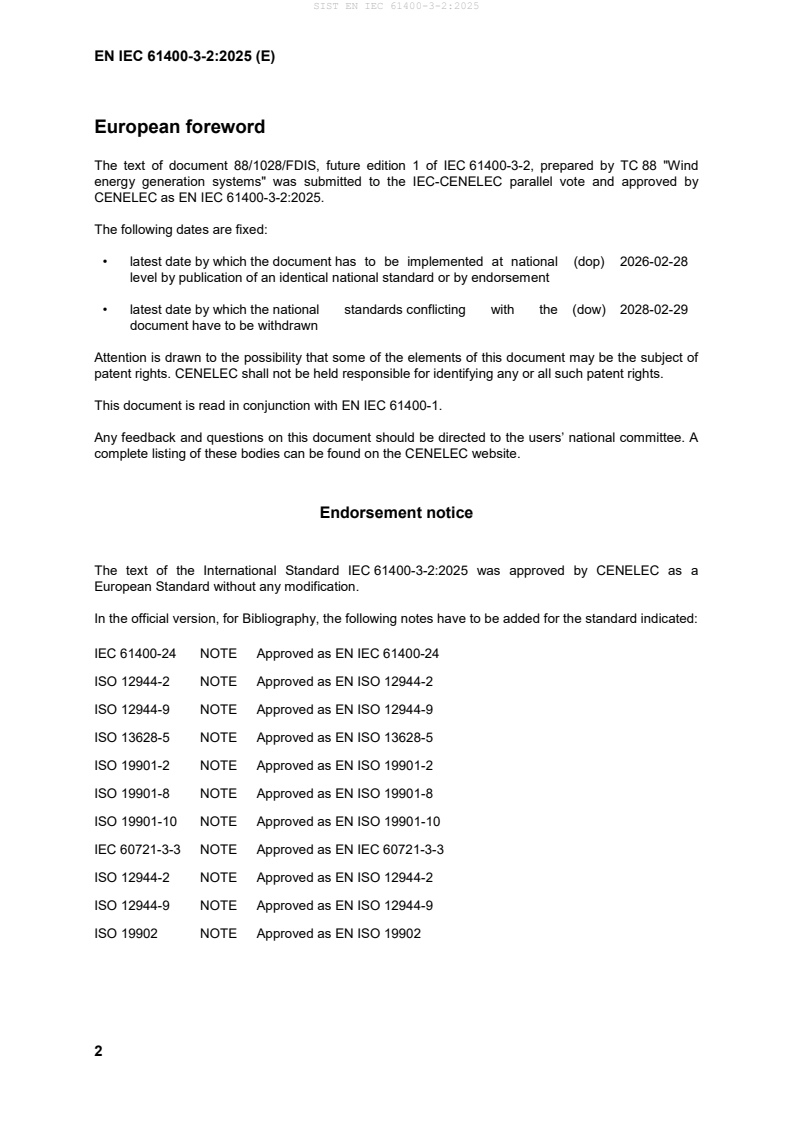 SIST EN IEC 61400-3-2:2025 SIST EN IEC 61400-3-2:2025 - BARVE - Page 4 preview