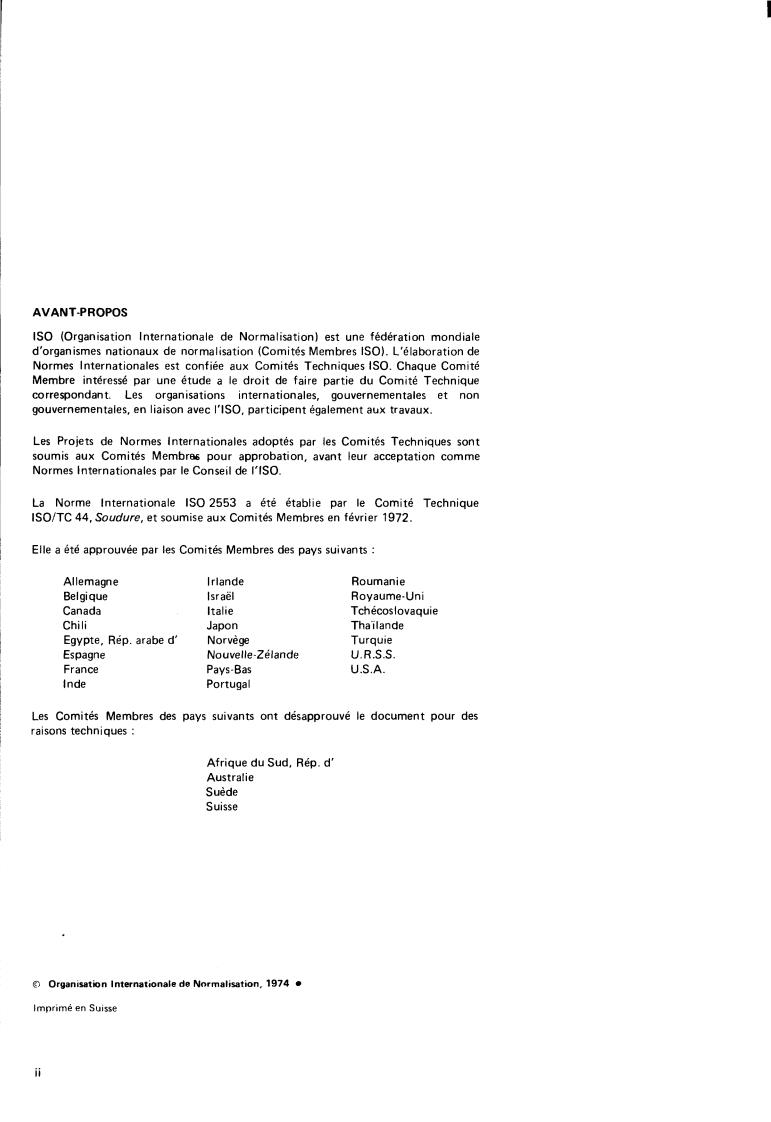 ISO 2553:1974 ISO 2553:1974 - Welds — Symbolic representation on drawings
Released:8/1/1974 - Page 2 preview