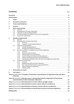 ISO 17088:2021 - Plastics — Organic recycling — Specifications for compostable plastics
Released:4/26/2021 - Page 3 preview