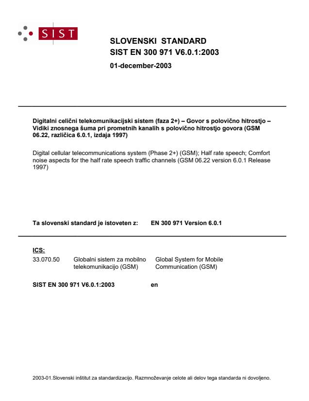 SIST EN 300 971 V6.0.1:2003