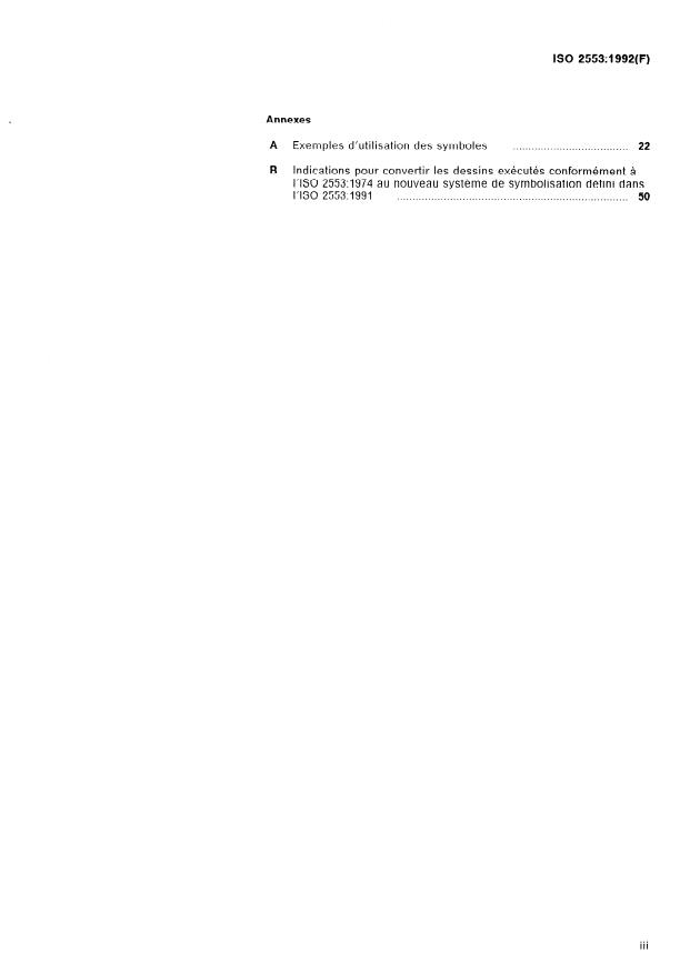ISO 2553:1992 - Joints soudés et brasés -- Représentations symboliques sur les dessins