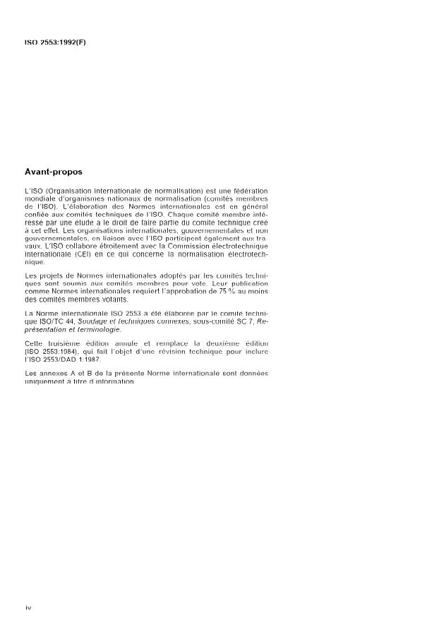 ISO 2553:1992 ISO 2553:1992 - Joints soudés et brasés -- Représentations symboliques sur les dessins - Page 4 preview
