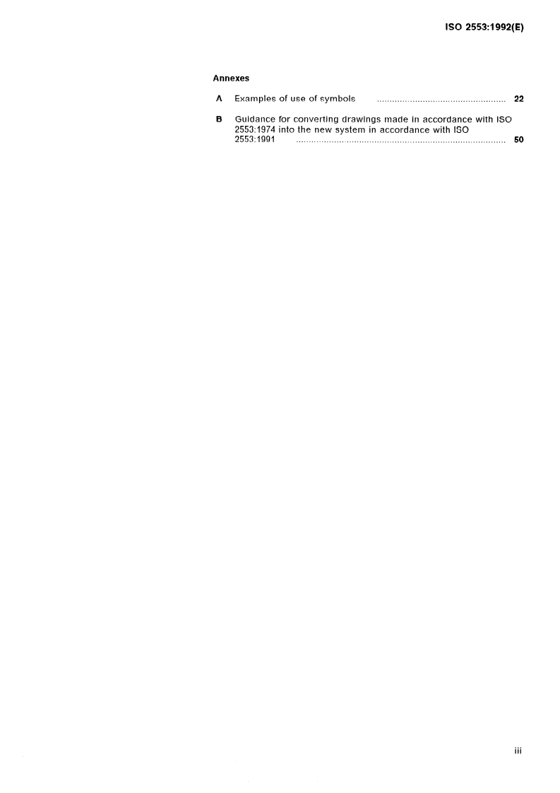 ISO 2553:1992 ISO 2553:1992 - Welded, brazed and soldered joints — Symbolic representation on drawings
Released:10/15/1992