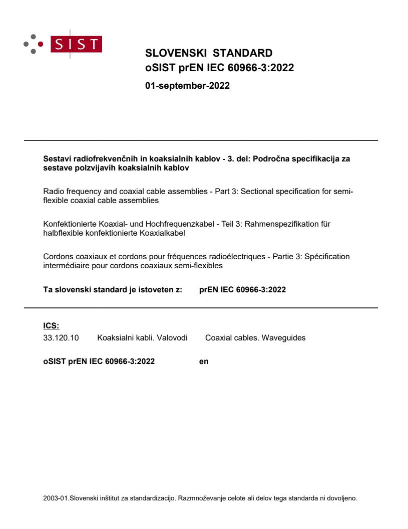 prEN IEC 60966-3:2022