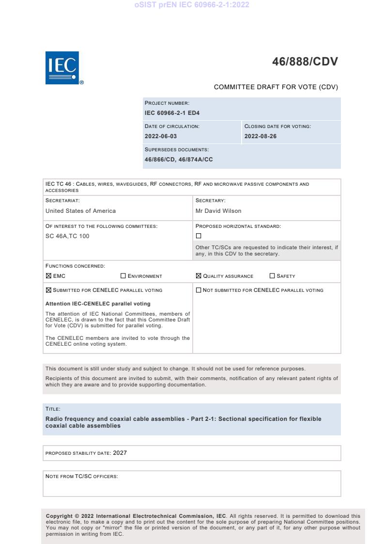 prEN IEC 60966-2-1:2022 - BARVE