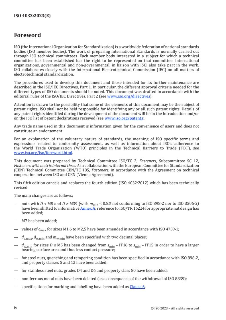 ISO 4032:2023 ISO 4032:2023 - Fasteners — Hexagon regular nuts (style 1)
Released:22. 08. 2023 - Page 4 preview