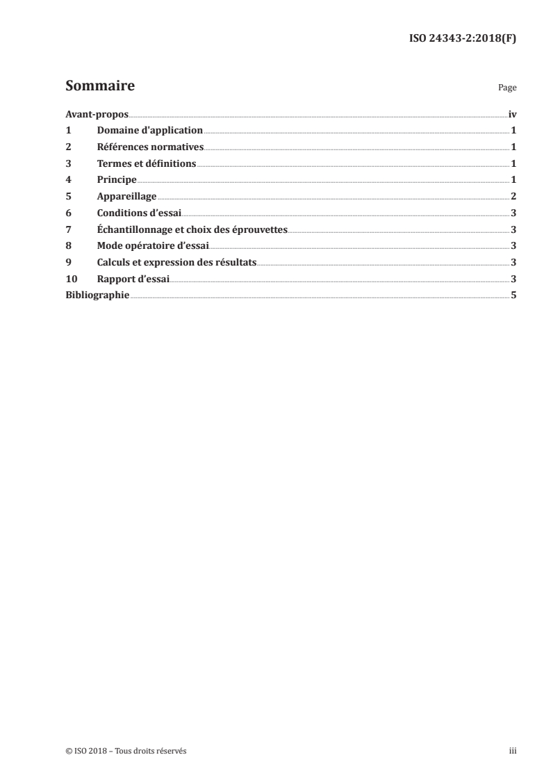 ISO 24343-2:2018 - Revêtements de sol résilients et stratifiés — Détermination du poinçonnement et du poinçonnement rémanent — Partie 2: Poinçonnement et poinçonnement rémanent de courte durée des revêtements de sol résilients
Released:10/19/2018