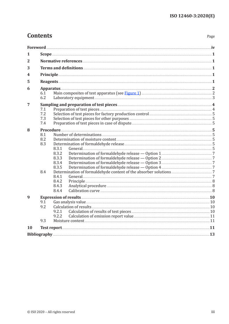 ISO 12460-3:2020 ISO 12460-3:2020 - Wood-based panels — Determination of formaldehyde release — Part 3: Gas analysis method
Released:10/6/2020 - Page 3 preview