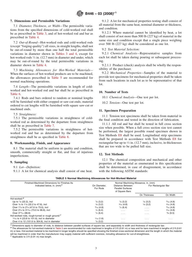 ASTM B446-03(2008)e1 - Standard Specification for  Nickel-Chromium-Molybdenum-Columbium Alloy (UNS N06625), Nickel-Chromium-Molybdenum-Silicon  Alloy (UNS N06219), and Nickel-Chromium-Molybdenum-Tungsten Alloy (UNS N06650)* Rod and Bar