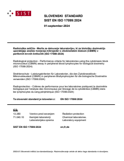 EN ISO 17099:2024 - Page 1 preview