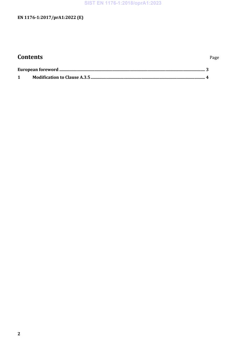 EN 1176-1:2017/prA1 EN 1176-1:2018/oprA1:2023 - Page 4 preview