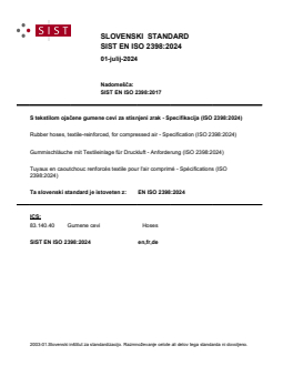 EN ISO 2398:2024 - Page 1 preview