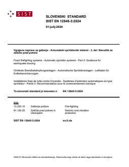 EN 12845-3:2024 - BARVE - Page 1 preview