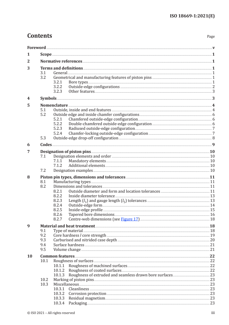 ISO 18669-1:2021 - Internal combustion engines — Piston pins — Part 1: General specifications
Released:8/12/2021