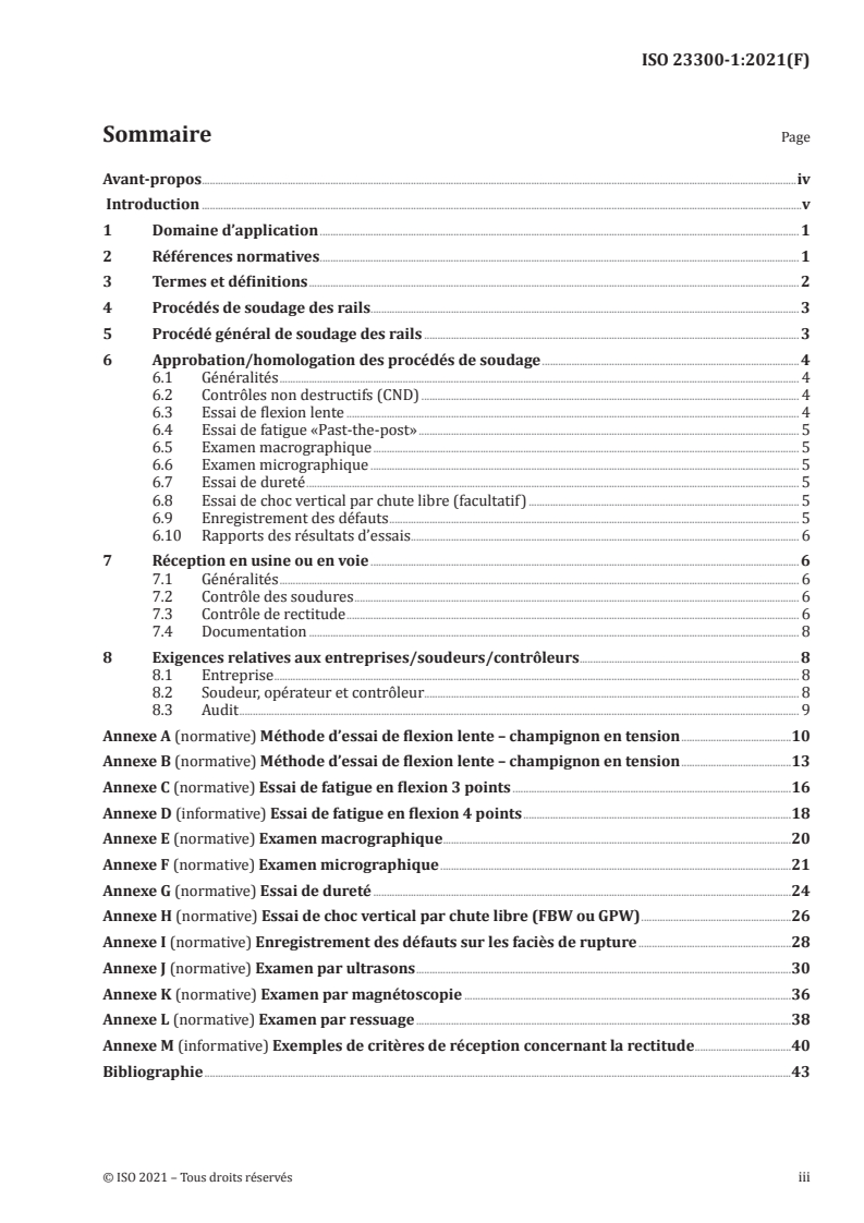 ISO 23300-1:2021 - Infrastructure ferroviaire — Soudage des rails — Partie 1: Exigences de portée générale et méthodes d'essais pour le soudage des rails
Released:9/10/2021