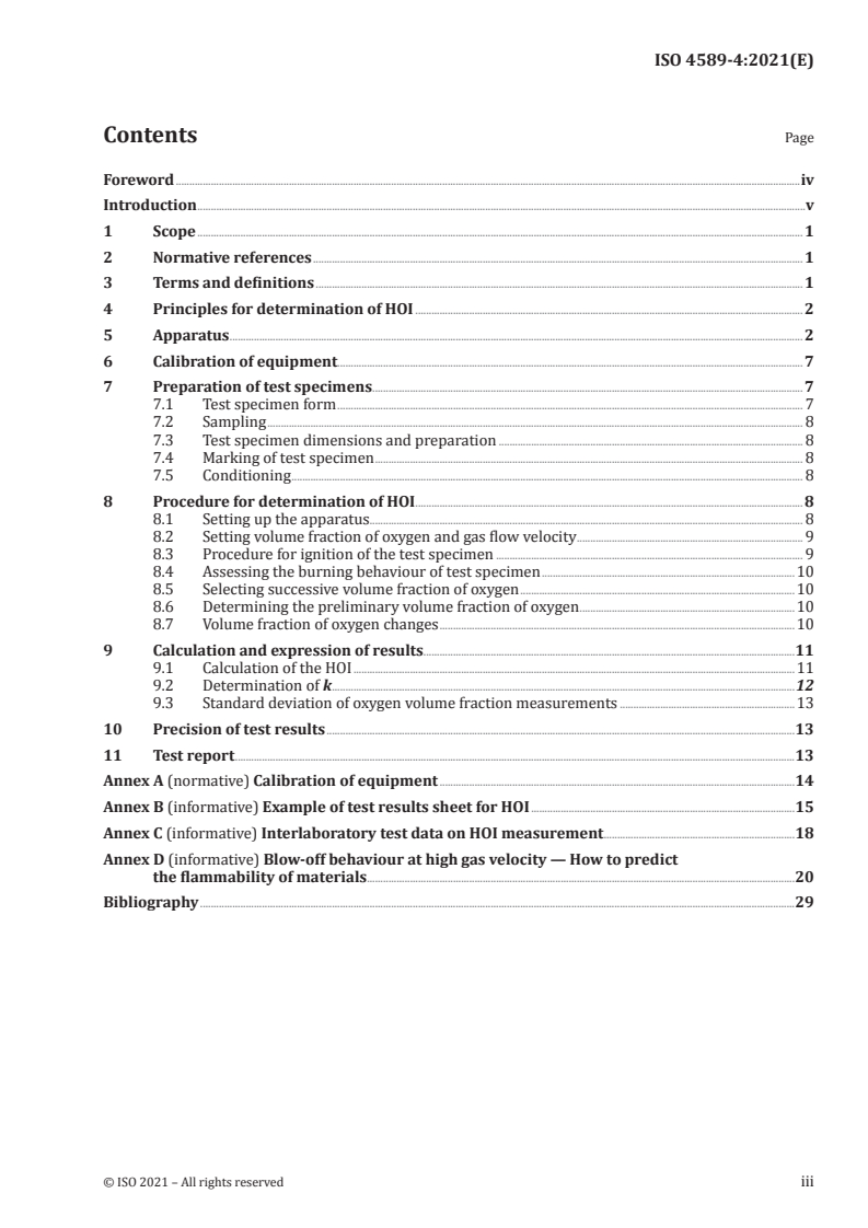 ISO 4589-4:2021 - Plastics — Determination of burning behaviour by oxygen index — Part 4: High gas velocity test
Released:4/6/2021