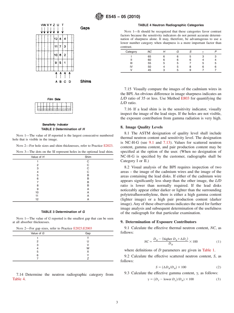 ASTM E545-05(2010) - Standard Test Method for Determining Image Quality in Direct Thermal Neutron Radiographic Examination