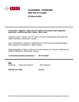 EN 4113:2024 - Page 1 preview