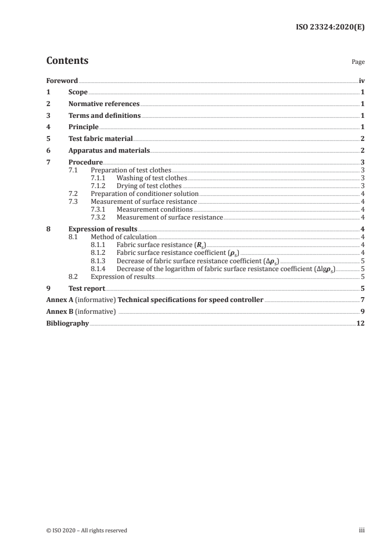 ISO 23324:2020 - Surface active agents — Fabric conditioners — Determination of antistatic performance
Released:11/13/2020