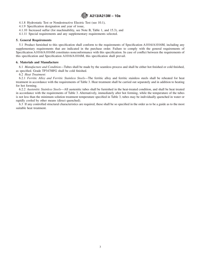 REDLINE ASTM A213/A213M-10a - Standard Specification for  Seamless Ferritic and Austenitic Alloy-Steel Boiler, Superheater, and Heat-Exchanger Tubes