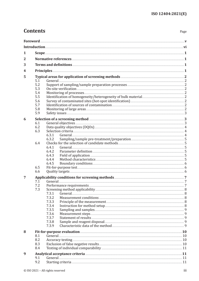 ISO 12404:2021 - Soil and waste — Guidance on the selection and application of screening methods
Released:6/14/2021