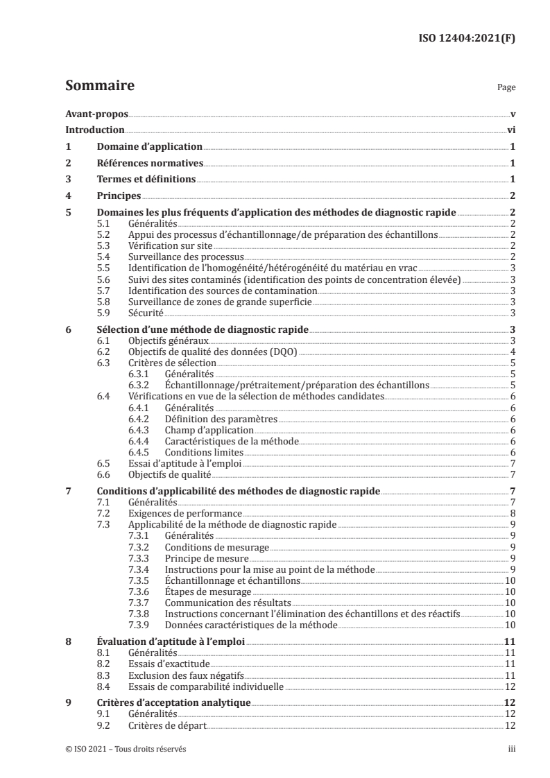 ISO 12404:2021 - Sol et déchets — Recommandations relatives à la sélection et à l'application des méthodes de diagnostic rapide
Released:6/14/2021