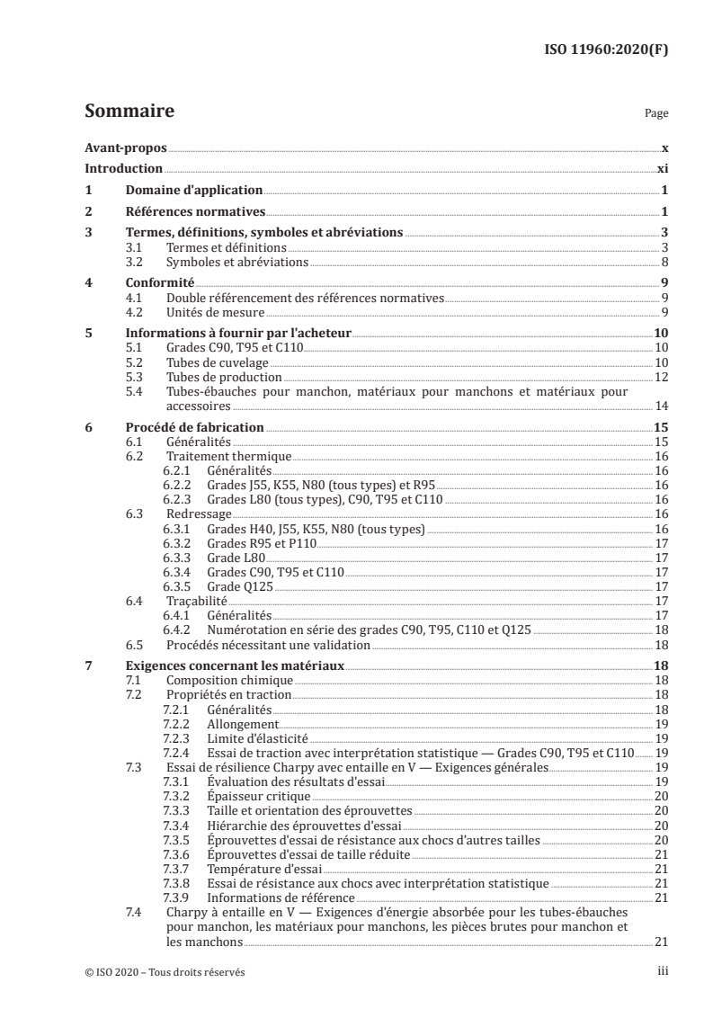 ISO 11960:2020 - Industries du pétrole et du gaz naturel — Tubes d'acier utilisés comme tubes de cuvelage ou tubes de production dans les puits
Released:7/12/2024