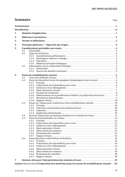 ISO 10993-10:2021 - Évaluation biologique des dispositifs médicaux — Partie 10: Essais de sensibilisation cutanée
Released:11/16/2021 - Page 3 preview