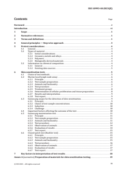 ISO 10993-10:2021 - Biological evaluation of medical devices — Part 10: Tests for skin sensitization
Released:11/16/2021 - Page 3 preview