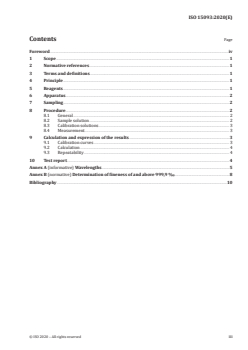 ISO 15093:2020 - Jewellery and precious metals — Determination of high purity gold, platinum and palladium — Difference method using ICP-OES
Released:2/5/2020 - Page 3 preview