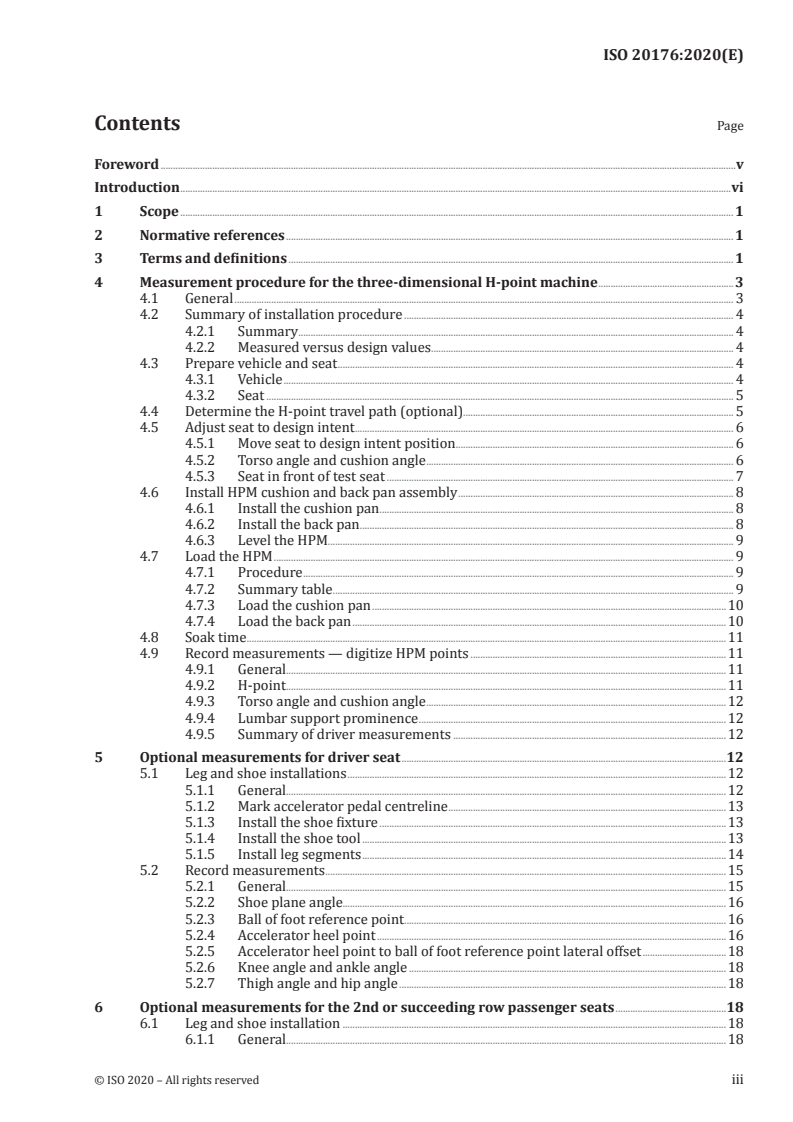 ISO 20176:2020 ISO 20176:2020 - Road vehicles — H-point machine (HPM-II) — Specifications and procedure for H-point determination
Released:9/18/2020