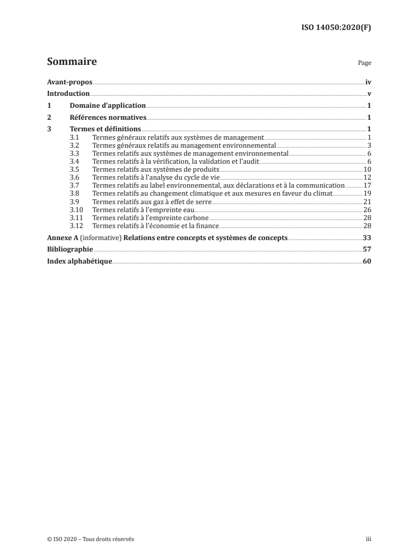 ISO 14050:2020 - Management environnemental — Vocabulaire
Released:7/30/2020