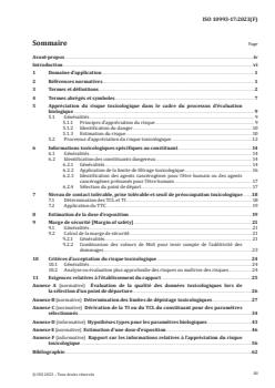 ISO 10993-17:2023 ISO 10993-17:2023 - Évaluation biologique des dispositifs médicaux — Partie 17: Appréciation du risque toxicologique des constituants des dispositifs médicaux
Released:13. 09. 2023 - Page 3 preview