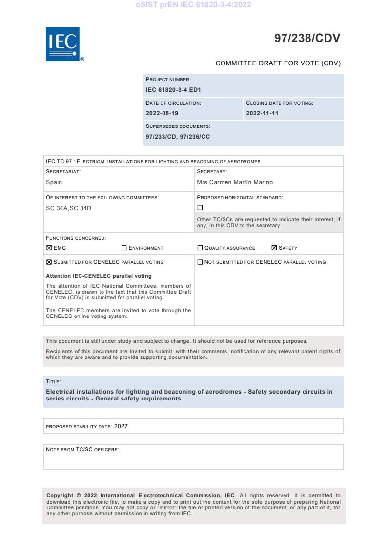prEN IEC 61820-3-4:2022 - BARVE