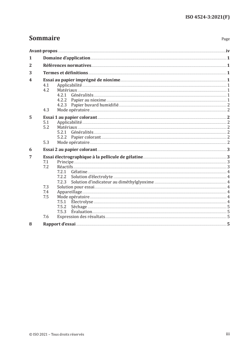 ISO 4524-3:2021 - Revêtements métalliques — Méthodes d'essai des dépôts électrolytiques d'or et d'alliages d'or — Partie 3: Détermination électrographique de la porosité
Released:11/2/2021