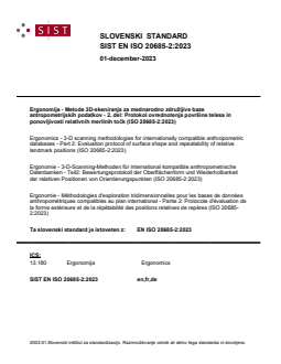 EN ISO 20685-2:2023 EN ISO 20685-2:2023 - Page 1 preview