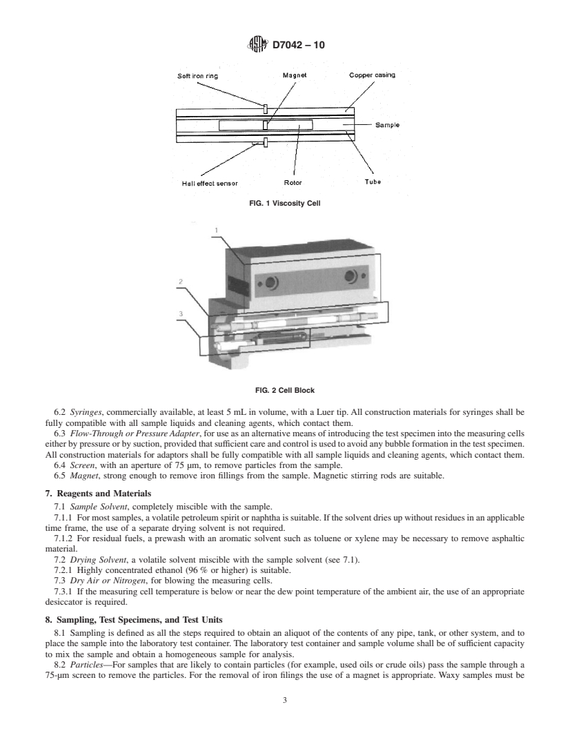 REDLINE ASTM D7042-10 - Standard Test Method for Dynamic Viscosity and Density of Liquids by Stabinger Viscometer (and the Calculation of Kinematic Viscosity)