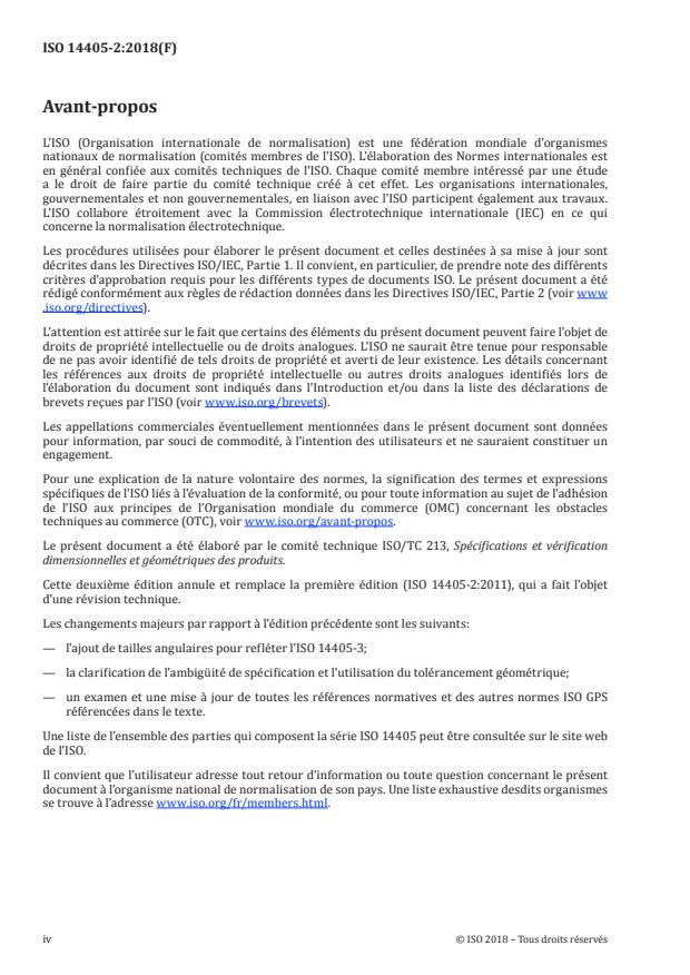 ISO 14405-2:2018 ISO 14405-2:2018 - Spécification géométrique des produits (GPS) -- Tolérancement dimensionnel - Page 4 preview