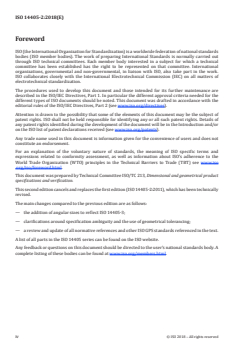 ISO 14405-2:2018 - Geometrical product specifications (GPS) — Dimensional tolerancing — Part 2: Dimensions other than linear or angular sizes
Released:12/14/2018 - Page 4 preview