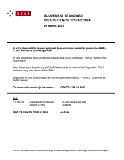 TS CEN/TS 17981-2:2024 - Page 1 preview