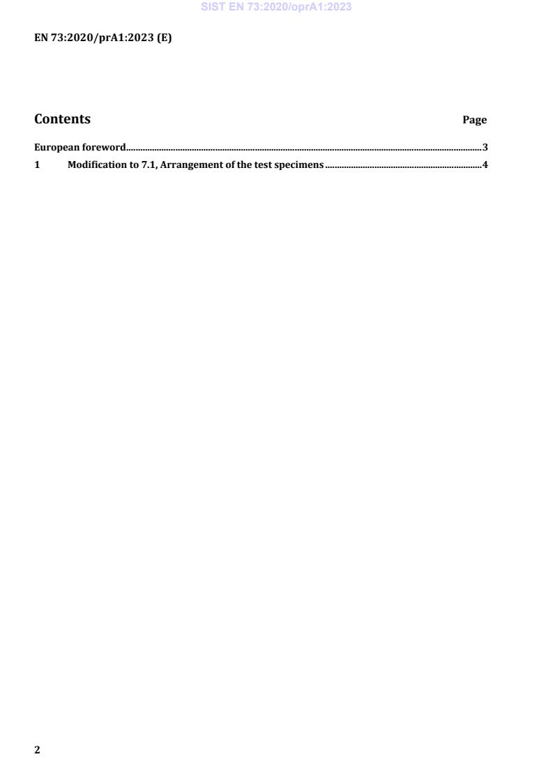 EN 73:2020/prA1 EN 73:2020/oprA1:2023 - Page 4 preview