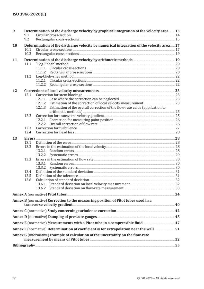 ISO 3966:2020 ISO 3966:2020 - Measurement of fluid flow in closed conduits — Velocity area method using Pitot static tubes
Released:7/20/2020 - Page 4 preview