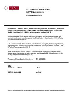 SIST EN 4269:2023 SIST EN 4269:2023 - Page 1 preview