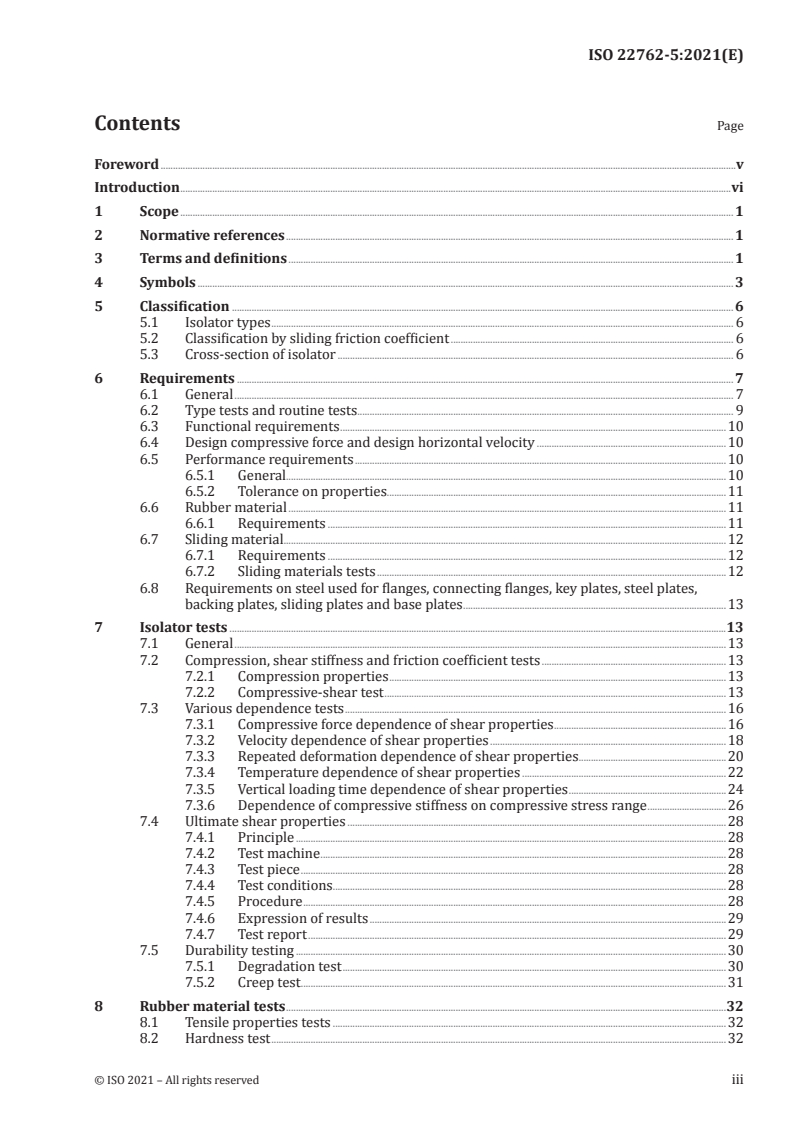 ISO 22762-5:2021 - Elastomeric seismic-protection isolators — Part 5: Sliding seismic-protection isolators for buildings
Released:8/10/2021