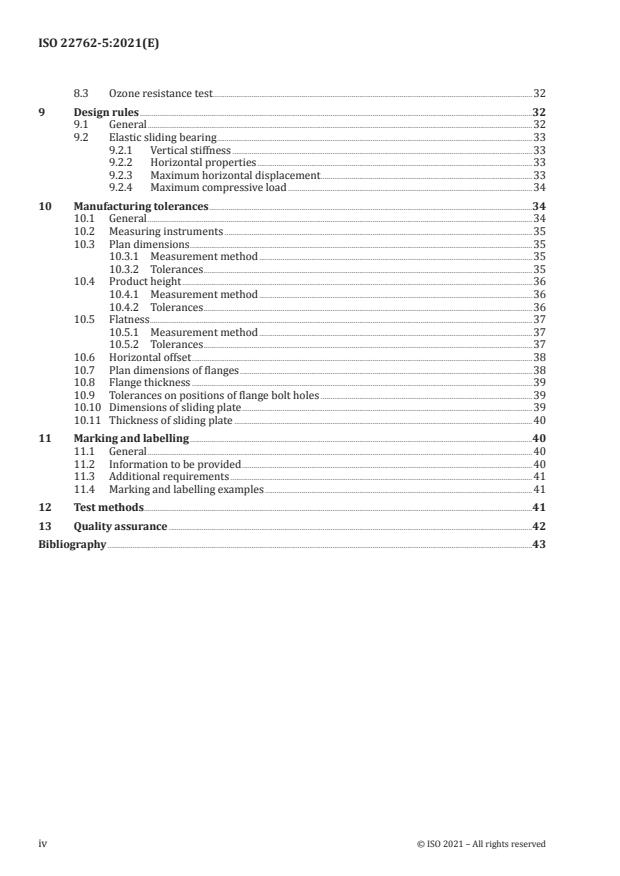 ISO 22762-5:2021 ISO 22762-5:2021 - Elastomeric seismic-protection isolators - Page 4 preview