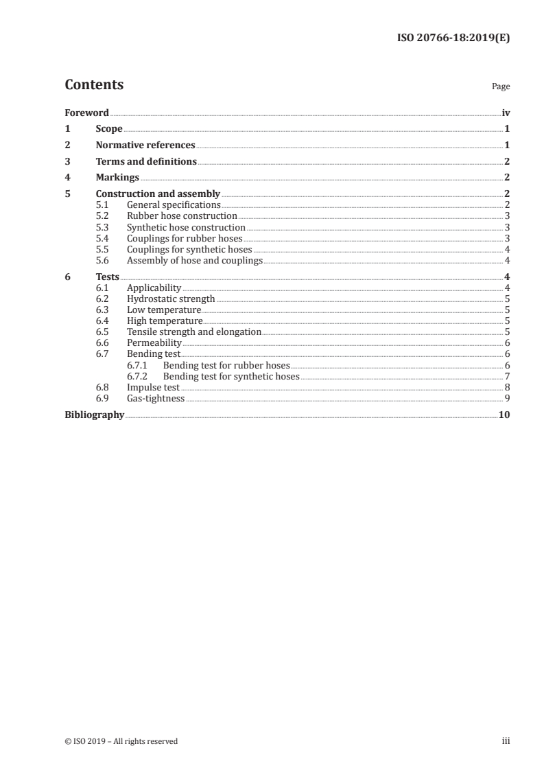 ISO 20766-18:2019 - Road vehicles — Liquefied petroleum gas (LPG) fuel systems components — Part 18: Hose
Released:10/31/2019