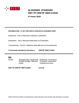 CEN/TR 16907-8:2024 TP CEN/TR 16907-8:2025 - BARVE - Page 1 preview