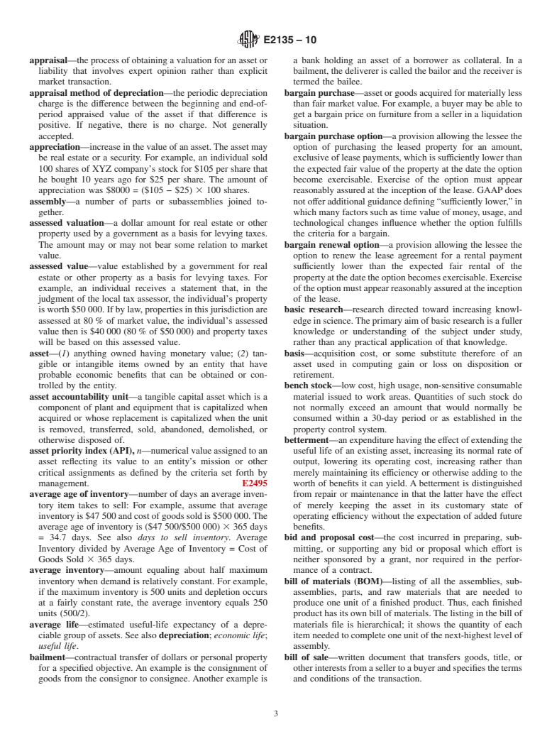 ASTM E2135-10 - Standard Terminology for Property and Asset Management