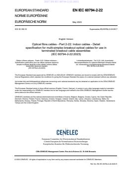 SIST EN IEC 60794-2-22:2023 SIST EN IEC 60794-2-22:2023 - BARVE - Page 3 preview